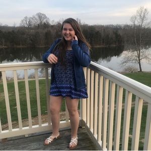 Blue forever 21 dress